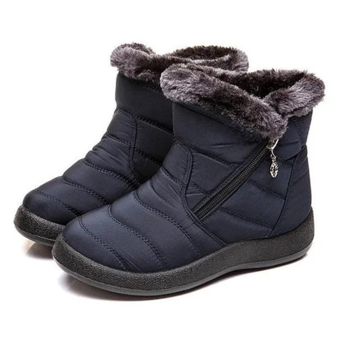 Botas ortopédicas impermeáveis e antiderrapantes de inverno para mulher