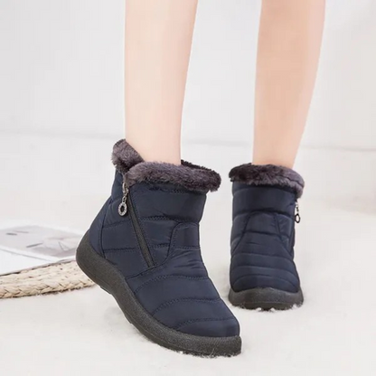 Botas ortopédicas impermeáveis e antiderrapantes de inverno para mulher