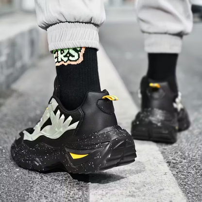 Sapatos desportivos para homem com fivela giratória