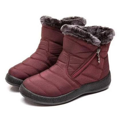 Botas ortopédicas impermeáveis e antiderrapantes de inverno para mulher
