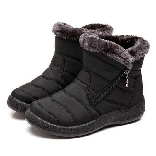 Botas ortopédicas impermeáveis e antiderrapantes de inverno para mulher