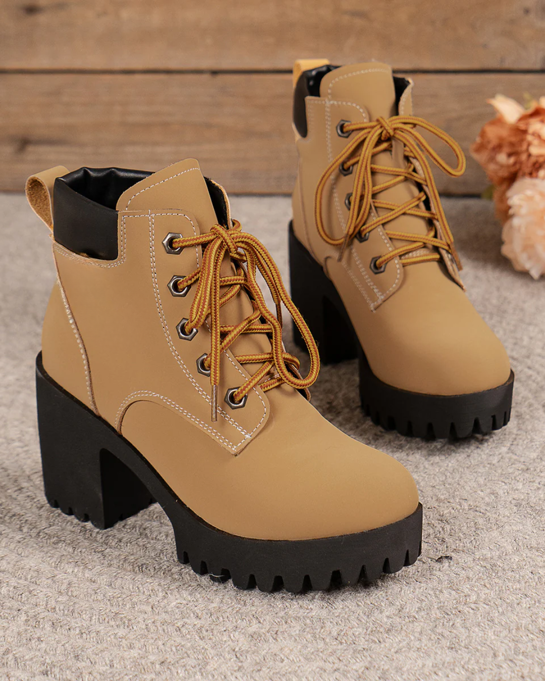 Botas com salto quadrado e confortáveis para uso diário®