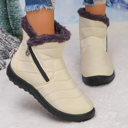 Botas ortopédicas impermeáveis e antiderrapantes de inverno para mulher