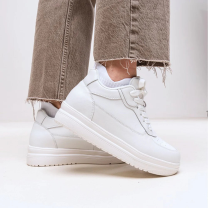 Sapatos desportivos com sola plana e palmilha alta para mulher®