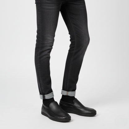 Sapatos com sola flexível e design ergonómico para homem