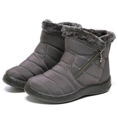 Botas ortopédicas impermeáveis e antiderrapantes de inverno para mulher