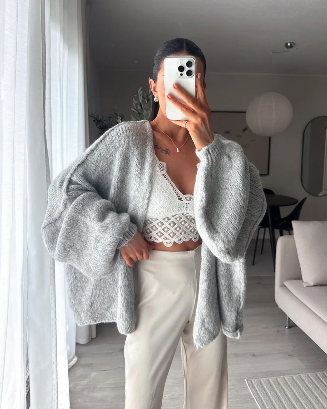 Camisola de malha oversize para mulher®