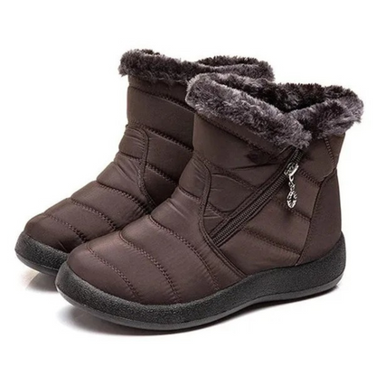 Botas ortopédicas impermeáveis e antiderrapantes de inverno para mulher