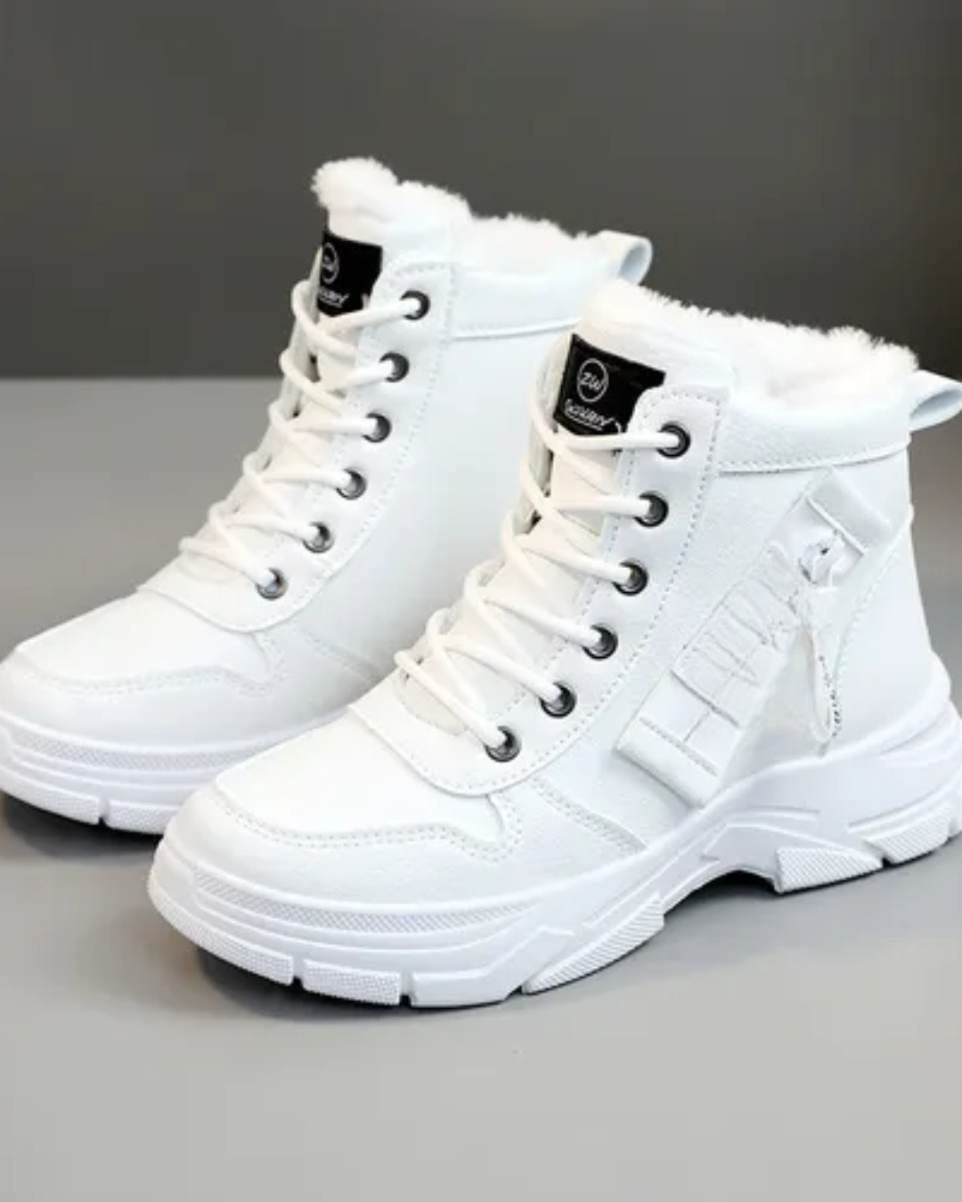 Botas de inverno para mulher com sola grossa acolchoada®