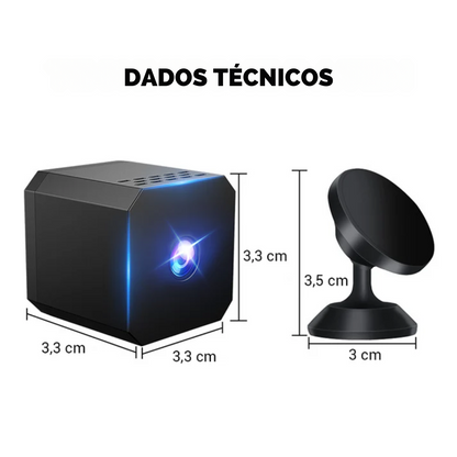 Mini câmara com visão grande angular e deteção de movimento®